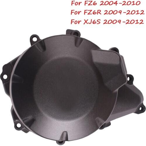 Motorcycle Left Side Cover Engine Stator Crankcase Cover Guard Generator Protector For Yamaha FZ6R XJ6S 2009-2012 FZ6 2004-2010