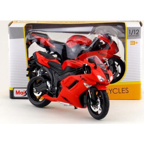 Maisto/1:12 Scale/Simulation Diecast model motorcycle toy/KAWASAKI Ninja ZX-6R Supercross/Delicate childrens toy/Colllection