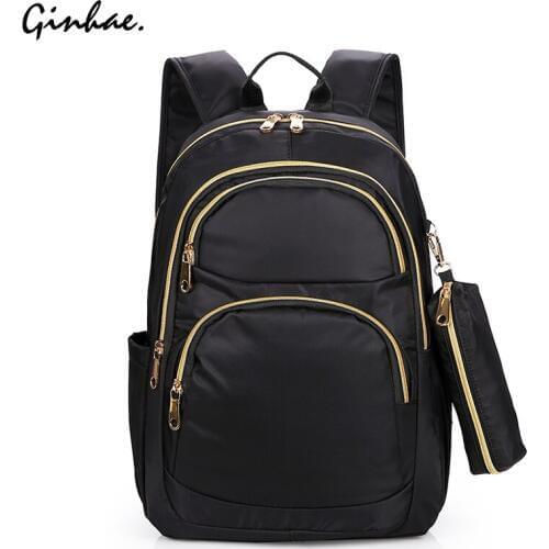 Fashion Unisex Oxford Backpack Large Capacity Shoulder Bag For Women Men Fashionable School Bags For Teenage Girls Pencil Case