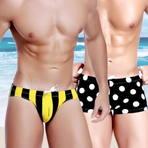 Y277 New sexy low waist swimwear men swim shorts hot summer beach shorts board surfing swimming trunk pool men swimsuits bikinis