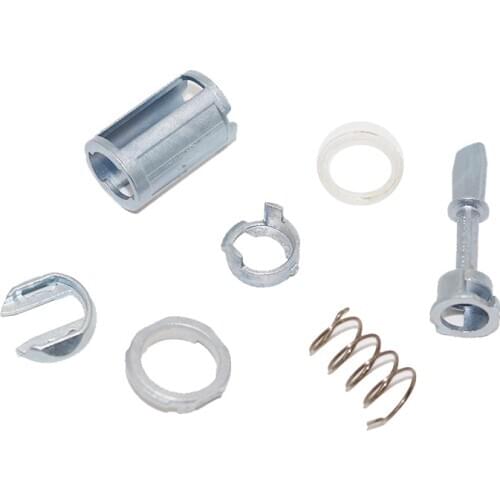 7pcs/Set Metal Door Lock Cylinder Barrel Repair Kit For BMW VW GOLF 4 IV MK4 A6 SKODA FABIA POLO 9N Front Right/Left 604837167