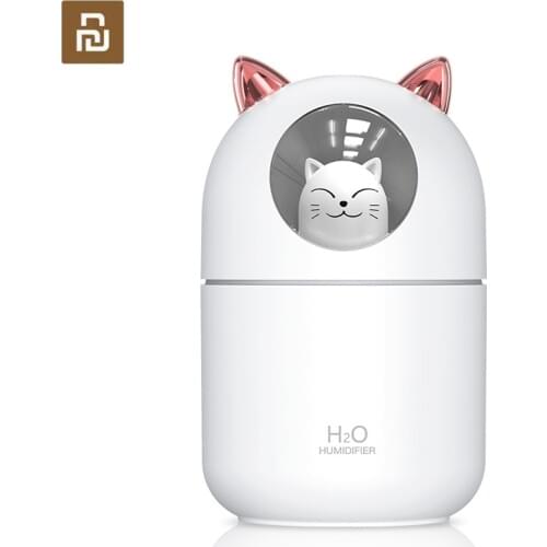 New Cute Pet USB Humidifier Mini Home Small Ultrasonic Cool Mist Aromatherapy Creative Air Oil Diffuser LED Lamp Humidificador