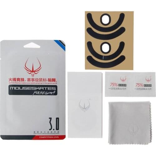 2 Sets/Pack Original Hotline Games Competition Level Mouse Feet Mouse Skates Gildes for logitech G403 G603 G703 Mouse 0.6mm X6HB
