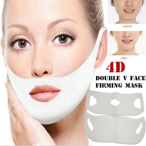 1/3/5PCS 4D Ear Hook V-shaped Face Mask Chin Firming Slimming Lifting Double Chin V Shape Face Bandage