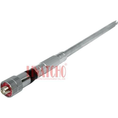 10pcs sales UHF 400-470mhz high gain bendable metal 1 meter long range walkie talkie antenna telescopic sma female