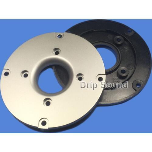 4" inch Speaker Tweeter Cover Panel Decorative Circle Speaker Fixed Plate OD99mm 30mm Hole #Silvery