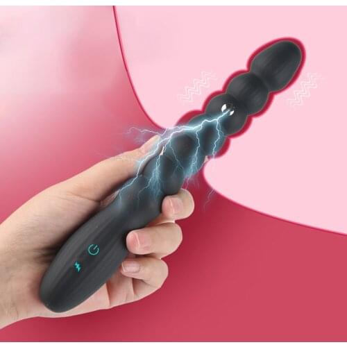 Anal Vibrator Electric Shock G Spot Vagina Dildo Vibrator Clit Butt Plug Erotic Goods Products SexToys for Woman Men Adults Shop