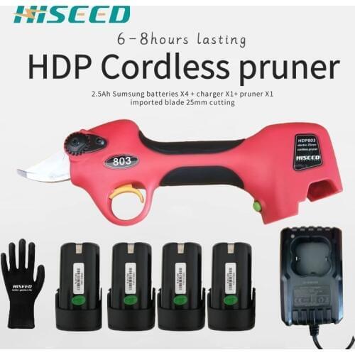 Electric pruning shears garden pruners pruning saw secateurs professional portable pruner for vineyard orchards