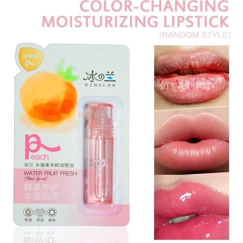 Fruit Lip Oil Moisturizing Lips Repairing Chapped Lipstick Sweet Color Nourish Long Lasting Lip Balm Lip Care Random Flavor