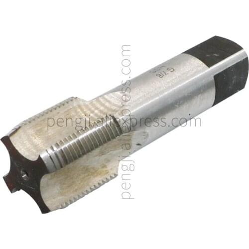 G 7/8 " -14 BSP 55 Degree Pipe Thread HSS Tap, Tapered Pipe Thread Tap Used for Conventional Machine Tapping or CNC Tapping