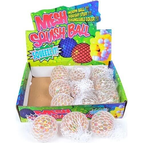 Cute Anti Stress Face Reliever Grape Ball Autism Mood Squeeze Relief Healthy Toy Vent Toy Extruded Discoloration Creative Gifts