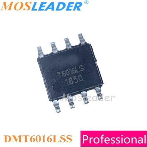 Mosleader DMT6016LSS T6016LS SOP8 100PCS 1000PCS N-Channel 60V 9.2A Mosfets Made in China High quality