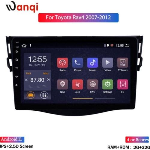 New!! 9'' 1din Android 8.1 GO Car DVD Player for RAV4 Rav 4 2007 2008 2009 2010 2011 2012Car Radio GPS Navigation Wifi Player