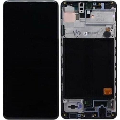 OEM Original For Samsung Galaxy A51 SM-A515 LCD Screen and Digitizer Touch Screen Assembly With FrameBlack