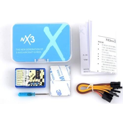 Fixed-wing NX3 EVO Flight Control Board, One-button Rescue, Automatic Balance, 2D 3D Flight Control System Upgrade