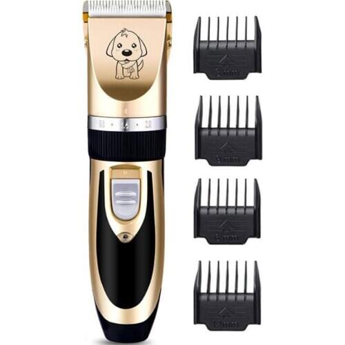 Professional Dog Grooming Clippers Rechargeable Cordless Dog Clippers for Thick Coats Heavy Duty Low Noise Dog Grooming Kit