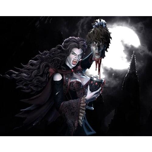 Self-assembled New Unassembled 1/10 ancient woman bust Resin Figure Unpainted Model Kit