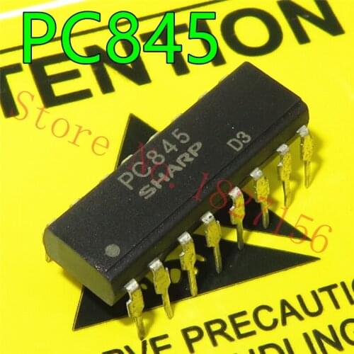 Brand new original DIP-16 PC845 high quality 10-Channel Serial-Input Latched Display Driver