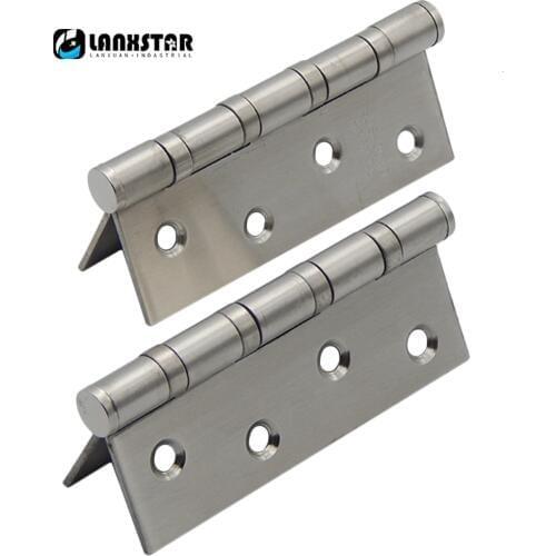 High Quality SUS304 Stainless Steel Ball Bearing 4 inch Flat Opening Hinge 4*3*2.5 Ultra Quiet Door Hinges