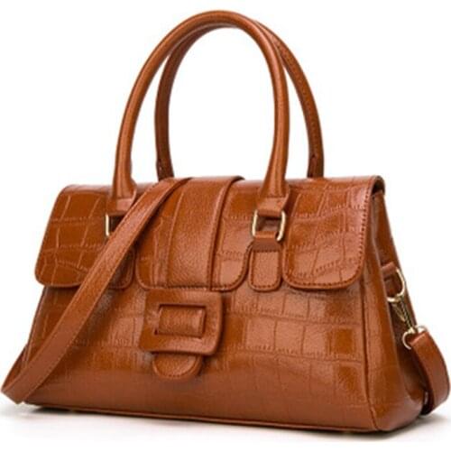 Womens bags 2020 new European and American fashion crocodile pattern handbags ladies shoulder messenger bag