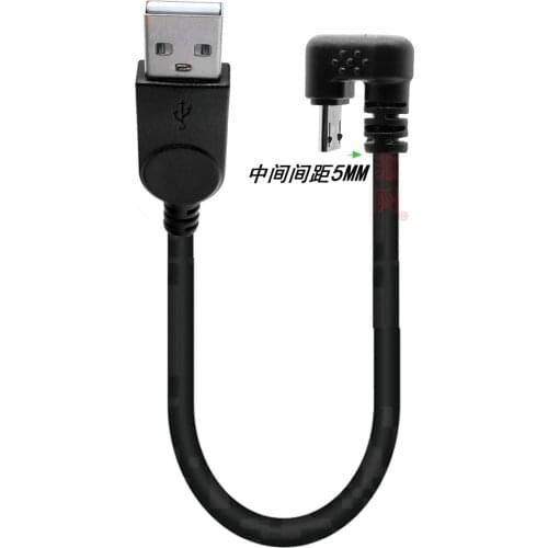 0.25M U-shaped elbow 90 degree Android mobile phone micro USB universal data cable Smart phone charger cable