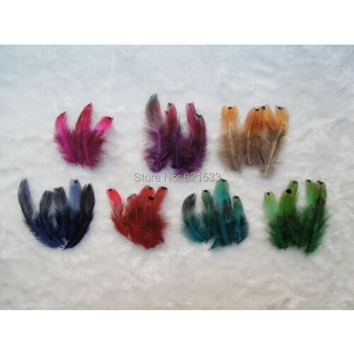 200Pcs/lot!5-10cm long Small Craft Feathers-Ringneck Pheasant Plumage Loose Feathers 7Colours for choice