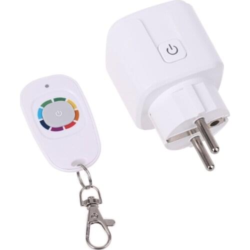 433mhz Wireless RF Remote Control Home Office Smart WiFi Power Timer Socket Outlet EU Plug