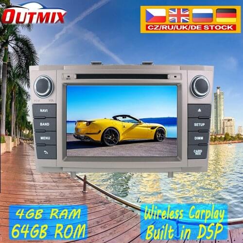 For Toyota Avensis T27 2009-2015 Android10.0 car DVD player GPS multimedia Auto Radio car navigator stereo receiver Head unit