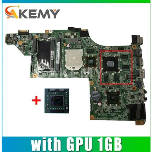 （Free CPU） FOR HP PAVILION DV7 DV7-4000 Laptop motherboard DAOLX8MB6E1 630834-001 615687-001 mainboard with GPU:1GB 100% TEST OK