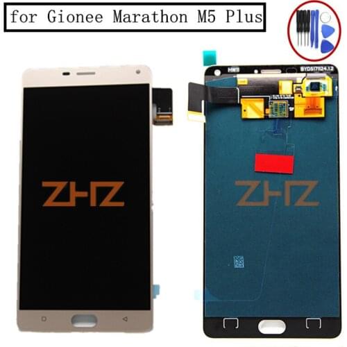 For Gionee Marathon M5 Plus M5plus LCD Display Touch Screen Digitizer Sensor & LCD Display Panel Screen Assembly Repair Parts