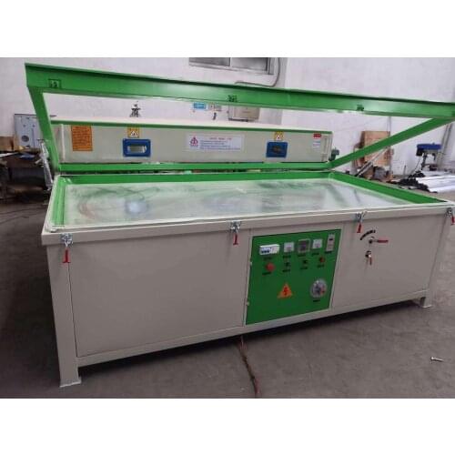 Door cabinet PVC Kitchen Bathroom furniture woodworking Vacuum membrane press laminating heating system machine automatic