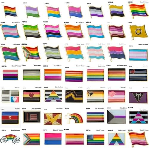 Gay Pride Rainbow Pansexual Bisexual Flag Metal Pinback Button Badgs Symbol Pin XY0134
