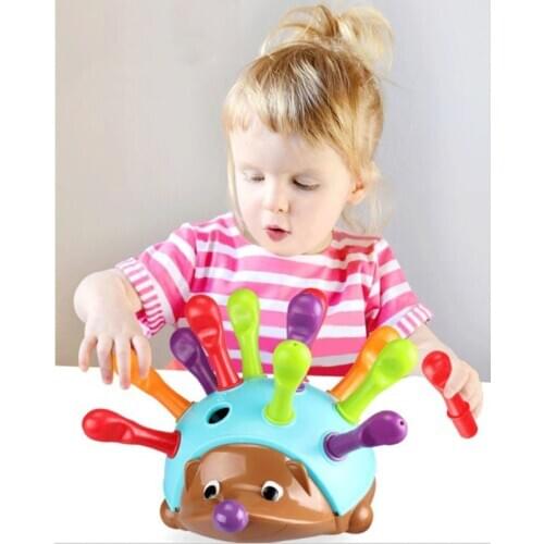 Magnetic Worm Hedgehog Learning Resources Sorter with numbers The Fine Motor Hedgehog Sensory Fine Motor Toy