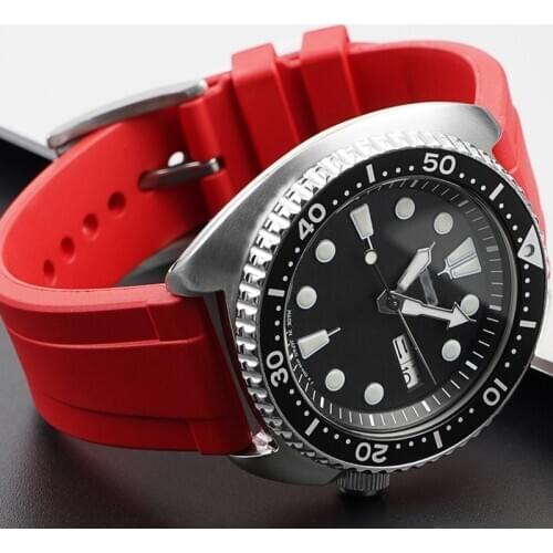 20mm 22mm Rubber Diving Waterproof Men Replacement Bracelet Band Strap Watch Accessories