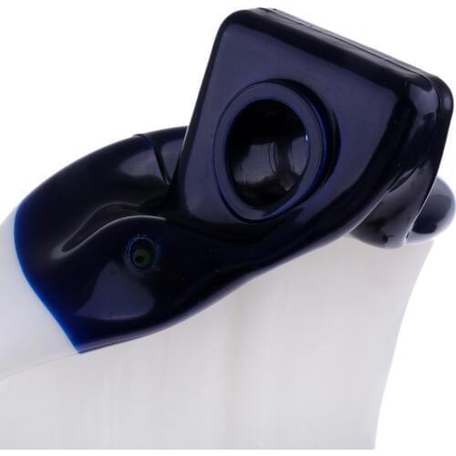 Inflatable Boat Fender, 4.5 x 15.5 inch, PVC Bumper Dock Shield Protection White&Blue