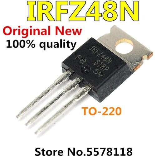 10PCS IRFZ48N TO220 IRFZ48NPBF TO-220 IRFZ48 new and original IC