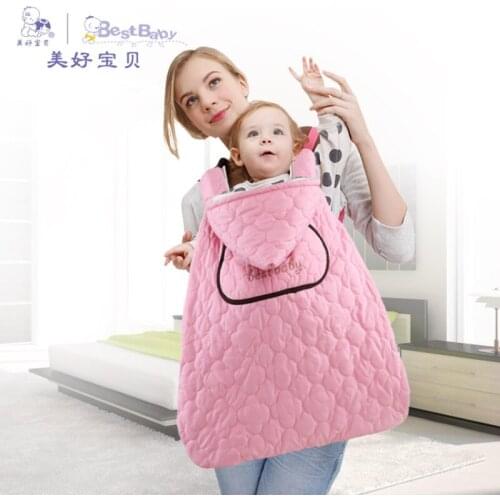 2020 New Warm Baby Coat Cloak Newborn Backpack Carrier Sling Mantle Cover Cape Windproof for Ourdoor Winter C78