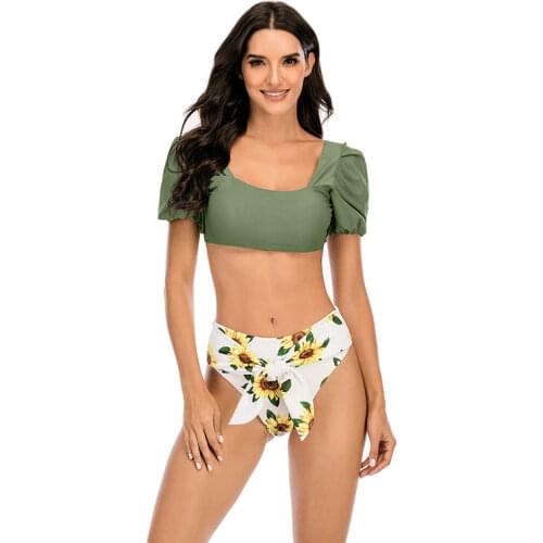 New 2021 Sexy Women Bikini Set Backless Strapless High waist Swimsuit 5 Colors Elegant Beach Bathing Suit Summer Swim Clothes