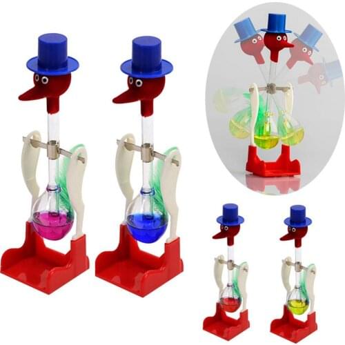 New Creative Non-Stop Liquid Drinking Glass Lucky Bird Duck Bobbing Magic Prank Toy Decoration Gift Develop intellectual hobbies