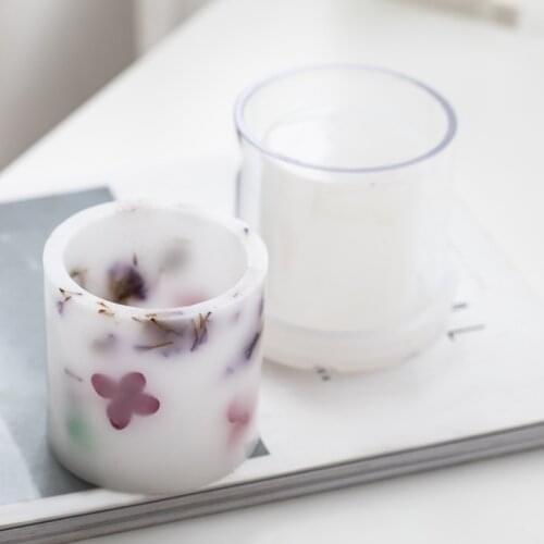 Internal Combustion Cup Candle Cup Mold Dried Flower Hollow Candle Holder DIY Scented candle Mold