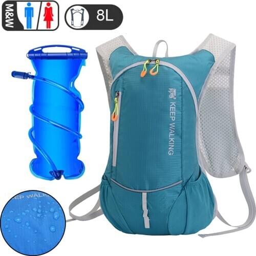 8L Trail Hydration Waterproof Bicycle Water Bag For Hiking Cycling Camping Bag Water Pack Foldable Bladder Backpack