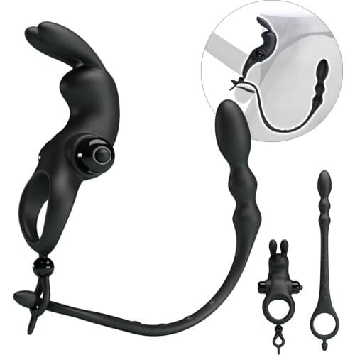 10 Frequency Vibrating Penis Rings Sex Toys For Men Anal Beads Anal Sex Toys Cock Ring Delay Ejaculation Time Delay Sex Products