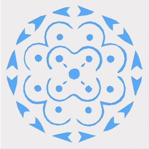 13*13 Creative pvc Layering Stencils for DIY Scrapbooking/photo album Decorative Embossing DIY Paper Cards Crafts