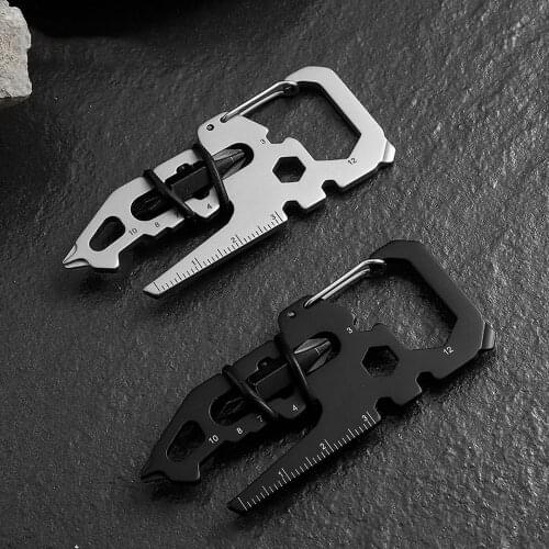 15 In 1 Outdoor Tools Card Multitool Card For Campers Function Six Angle Wrench Screwdriver Multi Tools