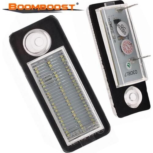 2X 18 4014 SMD Error Free Lamp License Number Plate Light For A/udi A4 B5 S4 Avant RS4 A6/S6 B4 C5 Avant RS6/RS6 Plus