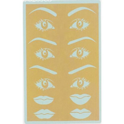 Eyebrow tattoo practice practice skin skin leatheroid munsu supplies tattooing tools WX01