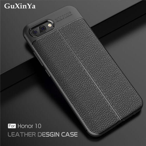 For Huawei Honor 10 Cases Honor 10 Phone Cover Luxury Leather ShockProof TPU Protective Case For Huawei Honor 10 Fundas 5.84"
