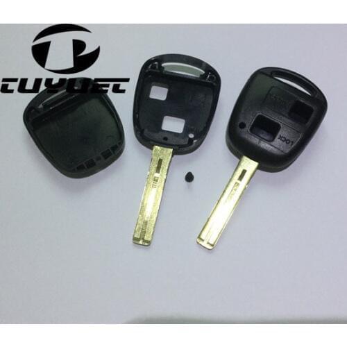 Brand New FOB Car Key Case 2 Buttons For Toyota Remote key Shell Blanks With TOY48 Short Blade 38MM