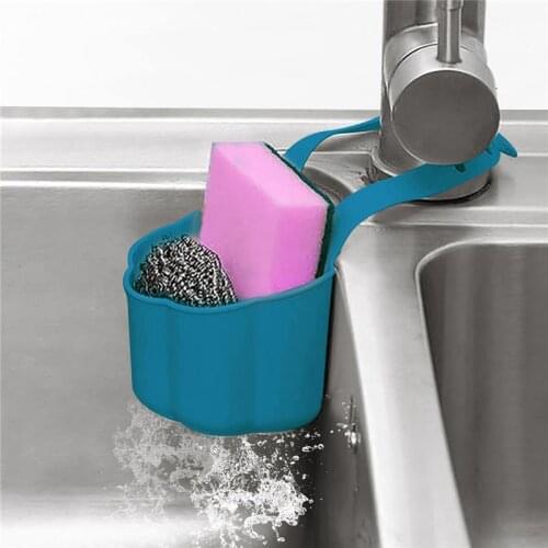 Home Kitchen Hanging Drain Shelf Bag Basket Bath Storage Tools Sink Holder Sink Organizer Kitchen And Bathroom Items