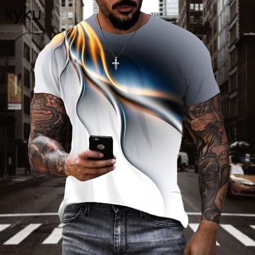 3d Tshirt Lightning T shirt Men Personality Tshirt Printed Novel Shirt Print Abstract T-shirts 3d Mens Clothing summer